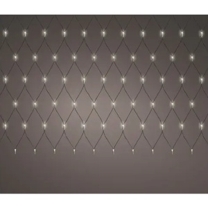 Spoljašnja novogodišnja LED svetleća mreža 100x130cm Toplo bela Lumineo Icicle 494871 - Img 3