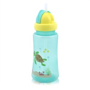 Sportska Šolja sa Slamčicom 300ml Zelena Lorelli 10200930003