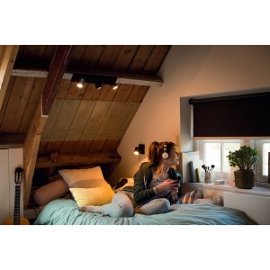 Spot lampa Runner Crna Philips Hue sa Hue Dimerom 53090/30/P7 - Img 4