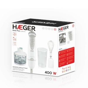 Štapni mikser + seckalica set 400W Haeger HEHB-400.012A - Img 2