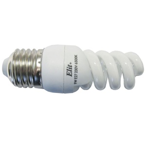 Štedna fluo sijalica Elit spiralni oblik 9W E27 6500K ELF1178