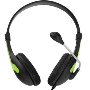Stereo slušalice s mikrofonom ESPERANZA BLACK / GREEN EH158G - Img 2