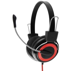 Stereo slušalice s mikrofonom ESPERANZA FALCON RED EH152R