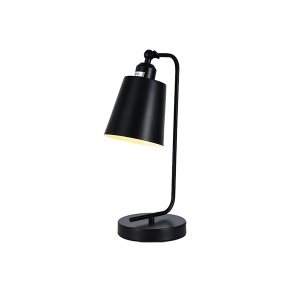 Stona lampa 1xE27 Derek Elmark 955DEREK1T/BL