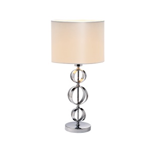 Stona lampa Maya 1XE27 hrom D320X570MM Elmark 955MAYA1T