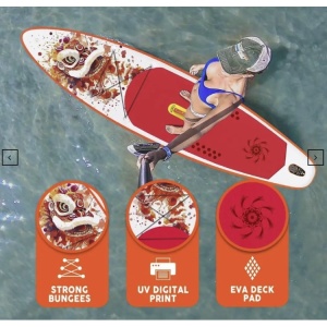 SUP daska na naduvavanje FunWater Feath-R-Lite Dragon Edition FW33A 335x82x15cm - Img 2