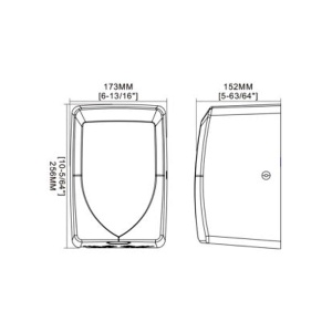 Sušač za ruke Dryplus 1029L 1350W Fusion BX-10291 - Img 2