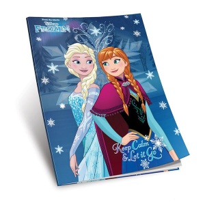 Sveska Frozen Keep Calm A4 meki povez na kocke 68212k