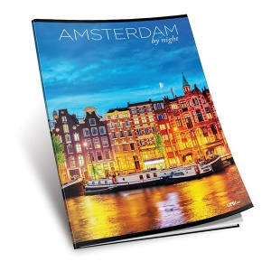 Sveska Gradovi Amsterdam A5 format Meki povez UNI Line