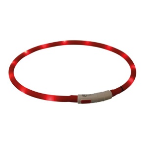 Svetleća ogrlica USB crvena Trixie 12643 - Img 2