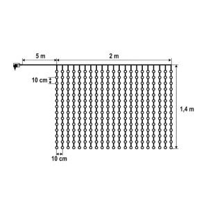 Svetleći niz sa 294 toplo bele LED diode Home KIN294DWW - Img 2