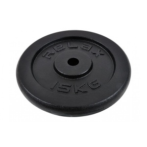 Tegovi set 2x15kg liveni crni RING RX PLO1-15 - Img 3