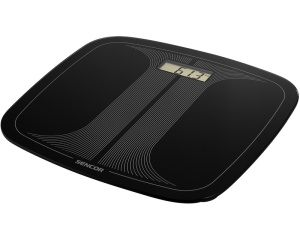 Telesna vaga Sencor SBS 2406BK crna kaljeno staklo do 150kg - Img 5