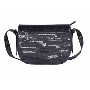 Torba na rame Trieste Black Jeans Pulse 121502