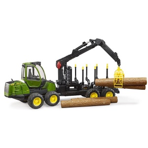 Traktor sa utovarivačem i 4 stabla 1:16 1210E John Deere 021337 - Img 3