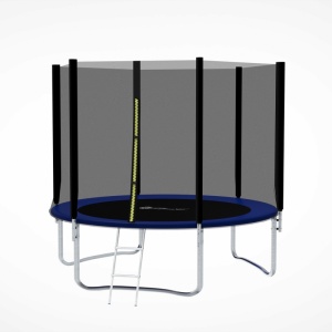 Trambolina Trampolina Premium Stil Plava 305cm sa mrežom i merdevinama - Img 4