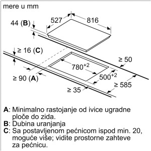 Ugradna električna ploča za kuvanje 80cm serija 8 Bosch PKM875DP1D - Img 4