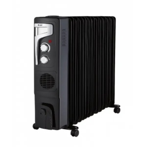 Uljani radijator sa ventilatorom13 rebara crni 2900W RAF R.1329B