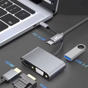 USB HUB 4u1 doking stanica sa više priključaka HUB-USBC1/4 - Img 2