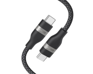 USB Tip-C kabl Anker, 1,8 m, 240W, pleteni, crni