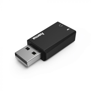 USB zvučna kartica 2x3,5mm na USB-A Hama 51660 - Img 2
