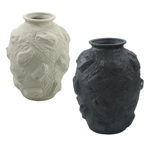 Vaza Roccia 25cm crna 025115 - Img 1