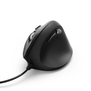 Vertikalni ergonomski žičani miš EMC-500 HAMA, Crni 182698 - Img 2