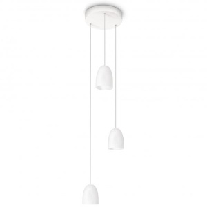 Visilica Wolga Bela 3x3W PHILIPS 40921/31/16