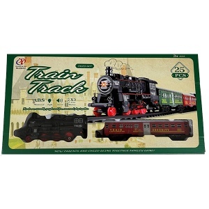 Voz na baterije sa šinama 105 x 78 cm Train Track 449915