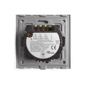 Wi-Fi smart prekidač svetla bez N provodnika 3x10A WFPS-G03/WH - Img 3
