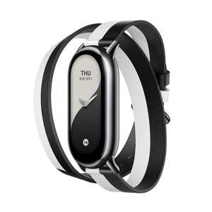 Xiaomi Mi Smart Band 8 Double wrap strap black and white
