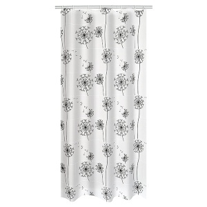 Zavesa za kadu PEVA 180x200cm Moonflower Ridder 303210 - Img 1