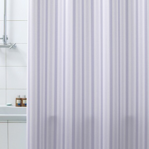 Zavese za kadu vinil Rigato rose, METALTEX 1275