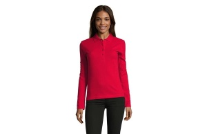 Ženska polo majica sa dugim rukavima crvena Podium Xl 311.317.20.XL