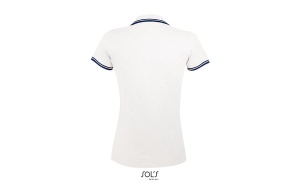 Ženska polo majica sa kratkim rukavima bela/teget Pasadena Women XXL 300.578.00.XXL - Img 5