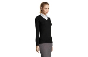 Ženski džemper na v izrez crna Galaxy Women XXL 390.010.80.XXL - Img 2
