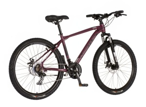 Ženski MTB bicikl 26/17in 21 brzina 167-192cm dupli disk Visitor Cascade 1262043 - Img 2