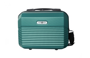 Ženski neseser kofer Enova Capri ABS 30x22x16cm zelena