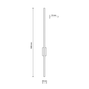 Zidna lampa led Flash 24W 3000K TK Lighting 18074 - Img 2