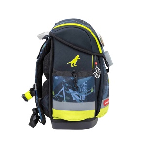 Anatomski ranac za školu Belmil Classy Plus 405-78 T-Rex lime 27x16x36cm - Img 3