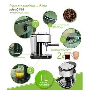 Aparat za espresso Adler AD4408 - Img 3