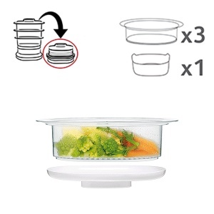 Aparat za kuvanje na pari Tefal Mini Compact VC130130 - Img 3