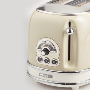 Ariete VINTAGE, Toster, bež (155), za 2 parčeta, 810W - Img 2