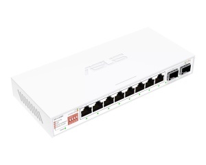 ASUS QG-U1080 mrežni svič 8 portova + 2x 10G beli
