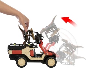 Auto Lovac na dinosauruse R/C Park iz doba Jure Matchbox 327430 - Img 2