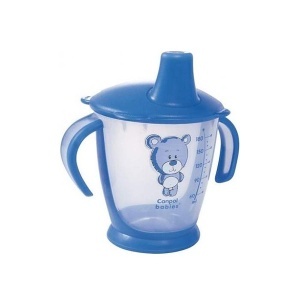 Baby Non Spil Šolja sa Ručkama Teddy Friend 180ml Canpol Babies 31/500-plava