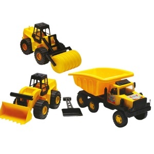 Bager valjak i kamion Triple Construction 33106