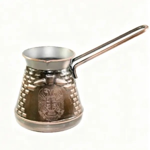 Bakarna džezva za kafu sa grbom Srbije 430ml Colossus CL-115B