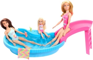 Barbie lutka na bazenu Letnji bazen set HRJ74 - Img 3