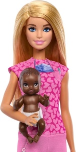 Barbie lutka pedijatar sa bebom JCR72 - Img 3